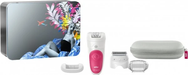 Braun 5-547 Silk-èpil 5 Epilierer Weiß/pink – Bild 2