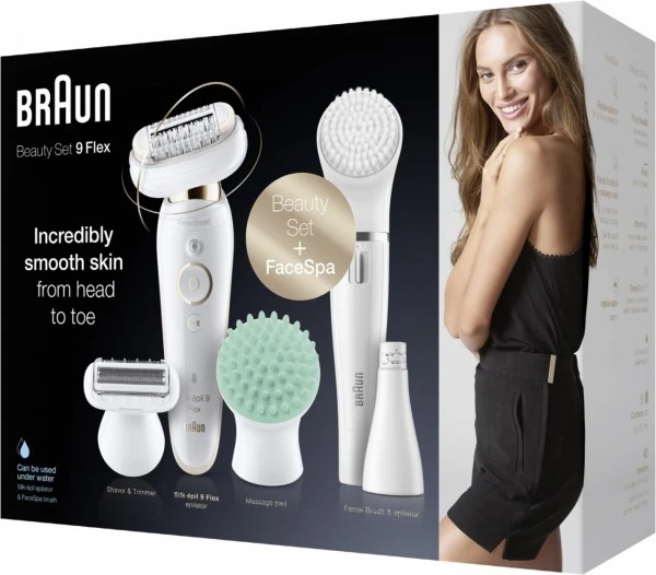 Braun SES 9300 3D BS Silk-epil 9 Flex Epilierer Weiß 2 Braun SES 9300 3D BS Silk-epil 9 Flex Epilierer Weiß – Bild 2