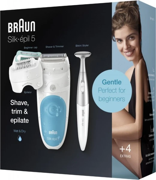 Braun 5-810 Silk-epil SensoSmart Epilierer WeiĂ/blau â Bild 2