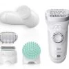 Braun 9-865 Silk-épil 9 Epilierer Weiß/silber