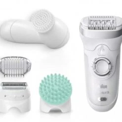 Braun 9-865 Silk-épil 9 Epilierer Weiß/silber