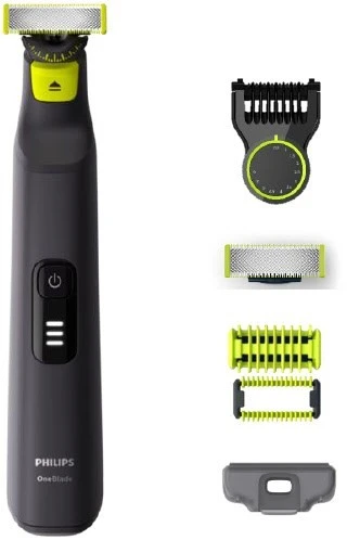 Philips QP6541/16 OneBlade Pro Face & Body Bartschneider Schwarz 2 Philips QP6541/16 OneBlade Pro Face & Body Bartschneider Schwarz – Bild 2
