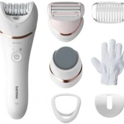 Philips BRE730/10 Satinelle Advanced Epilierer Weiß/rosa
