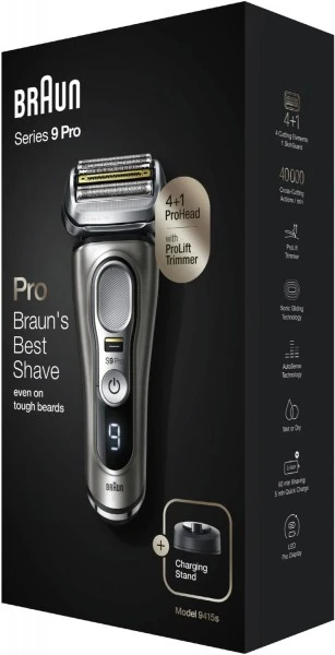 Braun 9415s Wet&dry Series 9 Rasierer Noble Metal â Bild 2