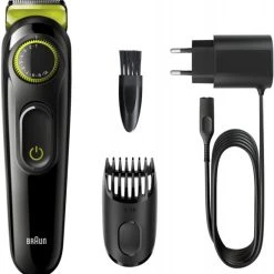 Braun BT3221 BeardTrimmer Bartschneider Schwarz/grün