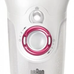 Braun 9-521 Silk-épil 9 Wet&Dry Epilierer Weiß/pink