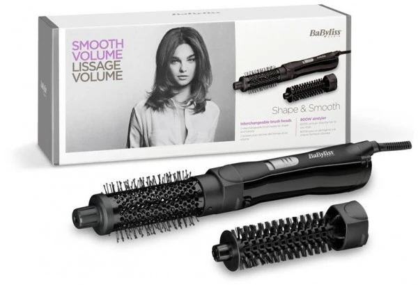 BaByliss AS82E Shape & Smooth Warmluft-Stylingbürste Schwarz – Bild 3