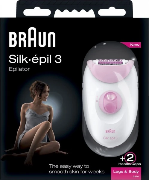Braun Silk-épil 3 3270 Epilierer Mit 3 Extras, Einschließlich Eines Scherkopfes Und Eines Trimmeraufsatzes – Bild 2