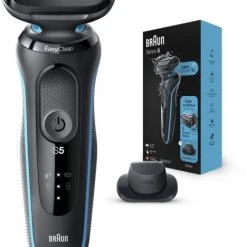 Braun 50-M1200s Series 5 Rasierer Schwarz/tĂŒrkis