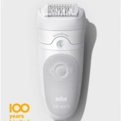 Braun 100 Jahre Silk-épil 5 Epilierer Weiß/grau