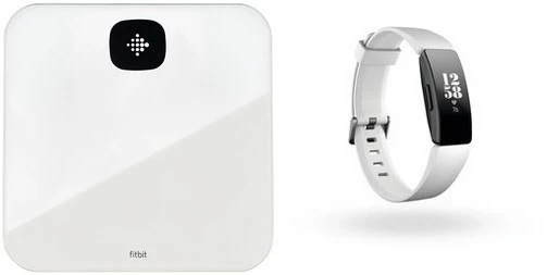 Fitbit Aria Air Bundle Inspire HR FB203WTBNDL-DH Bluetooth Personenwaage Weiß 1 Fitbit Aria Air Bundle Inspire HR FB203WTBNDL-DH Bluetooth Personenwaage Weiß