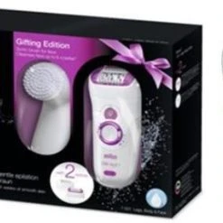 Braun 7-521 Silk-épil 7 Wet&Dry Epilierer + Gesichtreinigungsbürste Weiß/pink