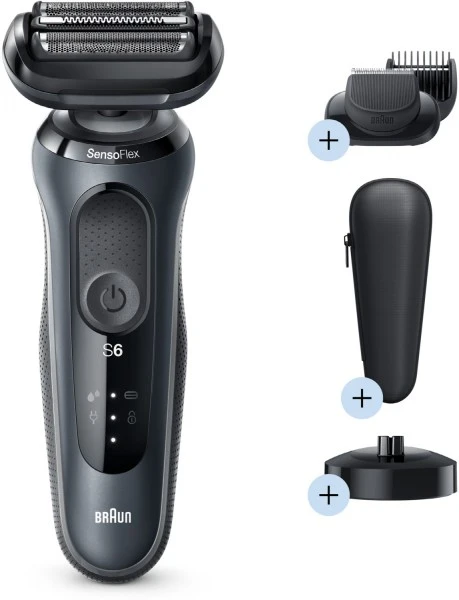 Braun 60-N4500cs Series 6 Rasierer Schwarz/grau â Bild 5