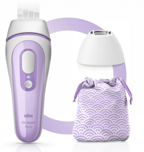 Braun PL3132 Silk Expert Pro 3 IPL Haarentfernungssystem Weiß/lila – Bild 3
