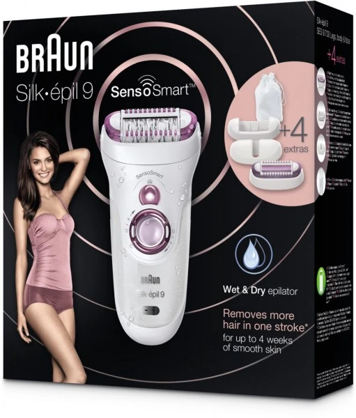 Braun 9-700 Silk-epil SensoSmart Epilierer WeiĂ/lila â Bild 3