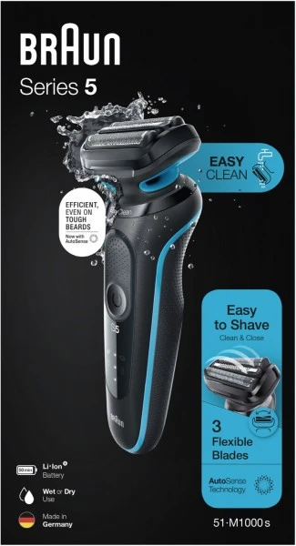 Braun 51-M1000s Series 5 Rasierer Schwarz/mint â Bild 3