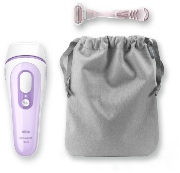 Braun PL3012 Silk Expert Pro 3 IPL Haarentfernungssystem Weiß/lila