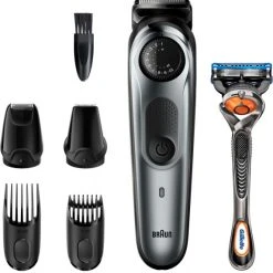 Braun BT 7220 BeardTrimmer Bartschneider Silber