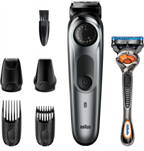 Braun BT 7220 BeardTrimmer Bartschneider Silber