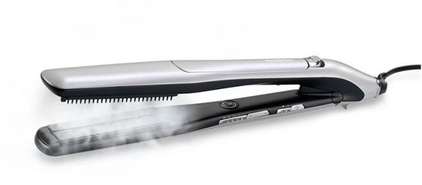 BaByliss ST595E Steam Lustre HaarglÀtter Schwarz/silber