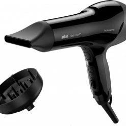 Braun HD785 Solo Satin Hair 7 SensoDryer Profi-Haartrockner Schwarz